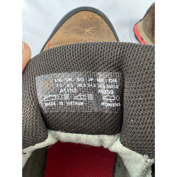 Timberland Gore-Tex Ortholite Trail Walking Sneakers Brown Suede Women’s 7.5 - Picture 11 of 14